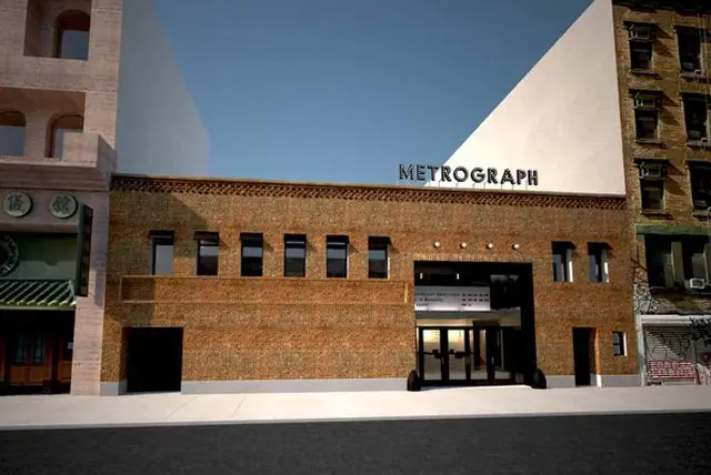 Rendering of the Metrograph theater